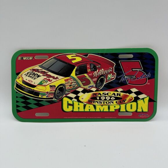 NASCAR 1996 Winston Cup Terry Labonte  #5 NASCAR Plastic License Plate 12” x 6” - Picture 1 of 1